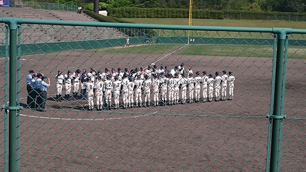 野球部の春季大会の応援